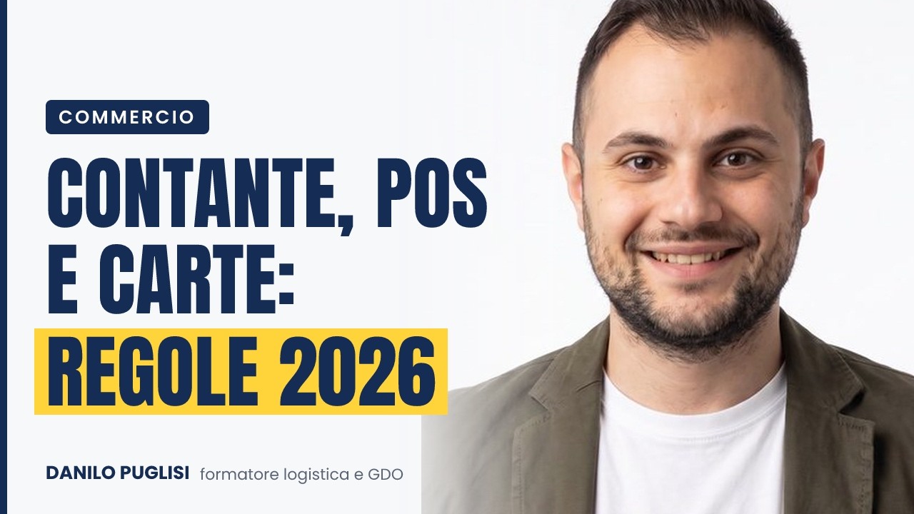 Copertina del video « Pagamenti e Tracciabilità nel Commercio: le Regole 2026 (Contante, POS, Carte) »